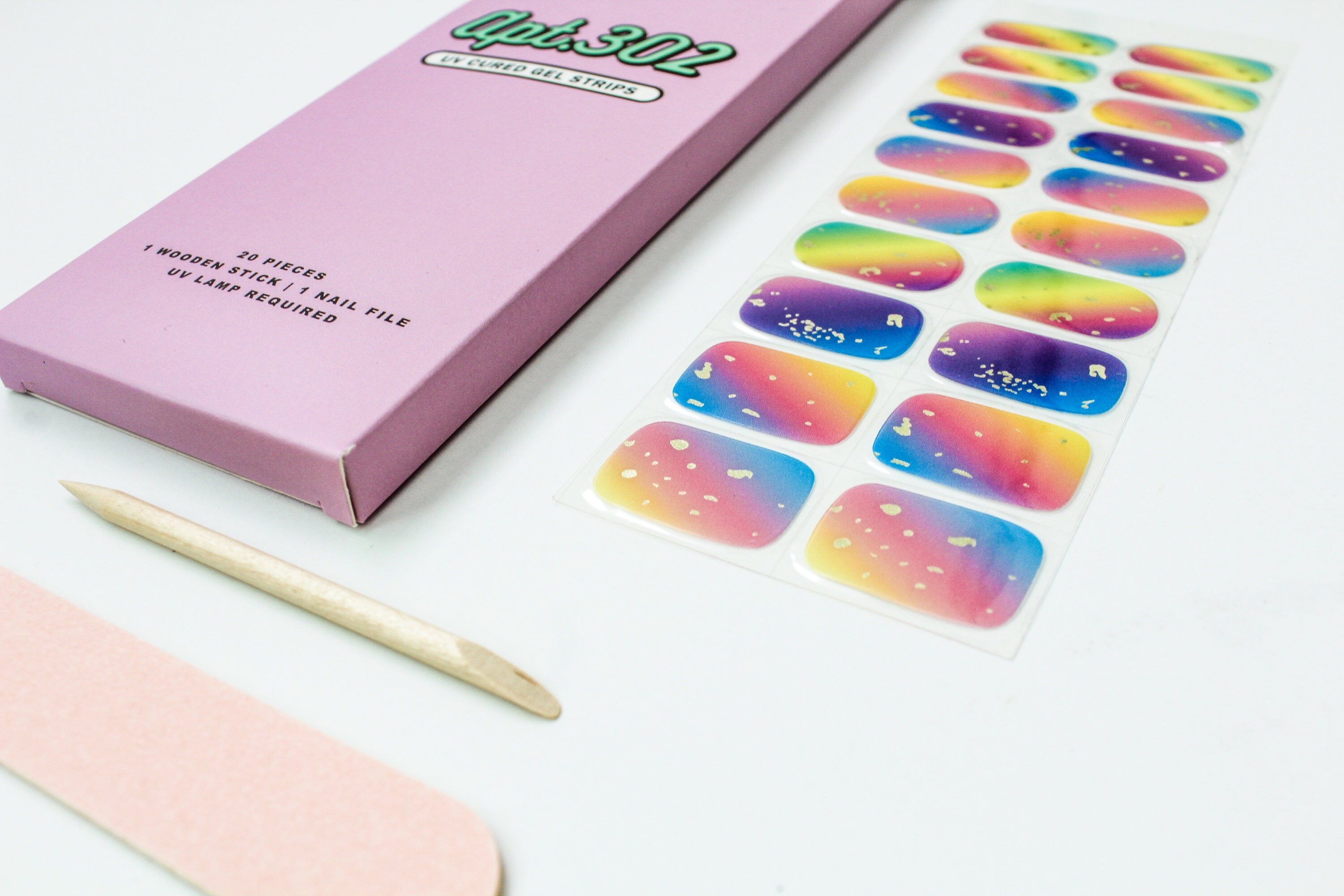 Uv SemiCured Rainbow Gel Nail Wraps Lámpara UV GRATIS Etsy Uv SemiCured Rainbow Gel Nail Wraps Lámpara UV GRATIS Etsy
