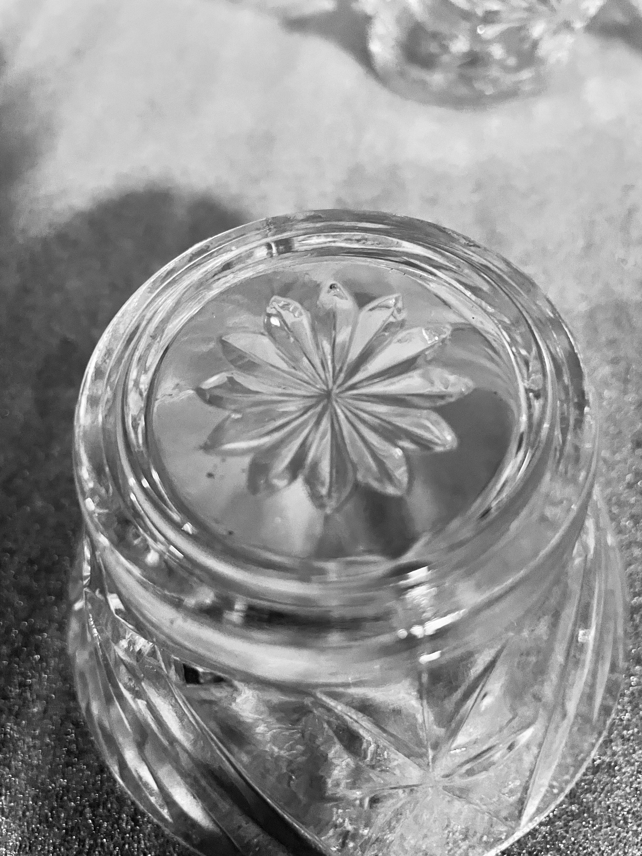 Vintage Cut Glass Dessert Bowls Etsy