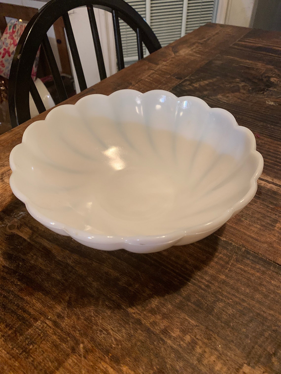 Vintage White Milk Glass Bowls. Three Different Designs. All Etsy