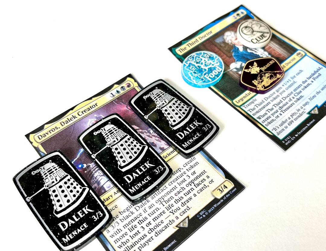 MTG, Dr. Who Inspired Fan Made Counter Tokens - Single Sided - Etsy