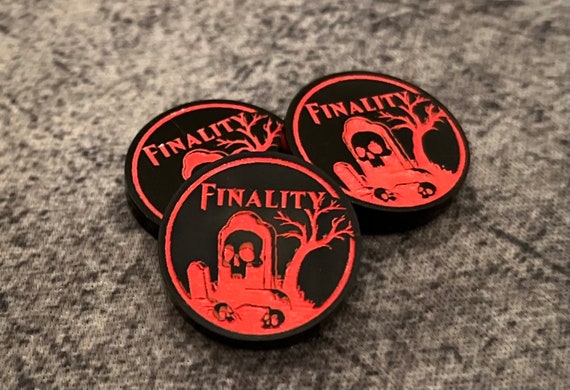 MTG ファンメイド統率者能力カウンター 黒アクリル製 - 片面 - Etsy 日本