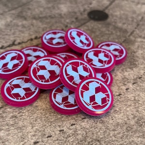 Fichas de recursos ISS Vanguard no oficiales, de doble cara, hechas por fans. Conjunto de 15.