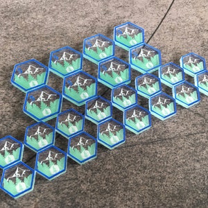 Unofficial Terraforming Mars Ares Expedition Forest Tokens, Fan Made