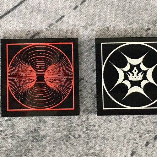 Unofficial Dune Imperium Compatible Set : Solari, Spice, Water, Voice, Faction, Harkonnen, Point, Banners, Agents, and shops Sword Tokens