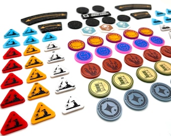 Unofficial Arcs Acrylic Token Upgrade set, Fan made, Double and Single Sided