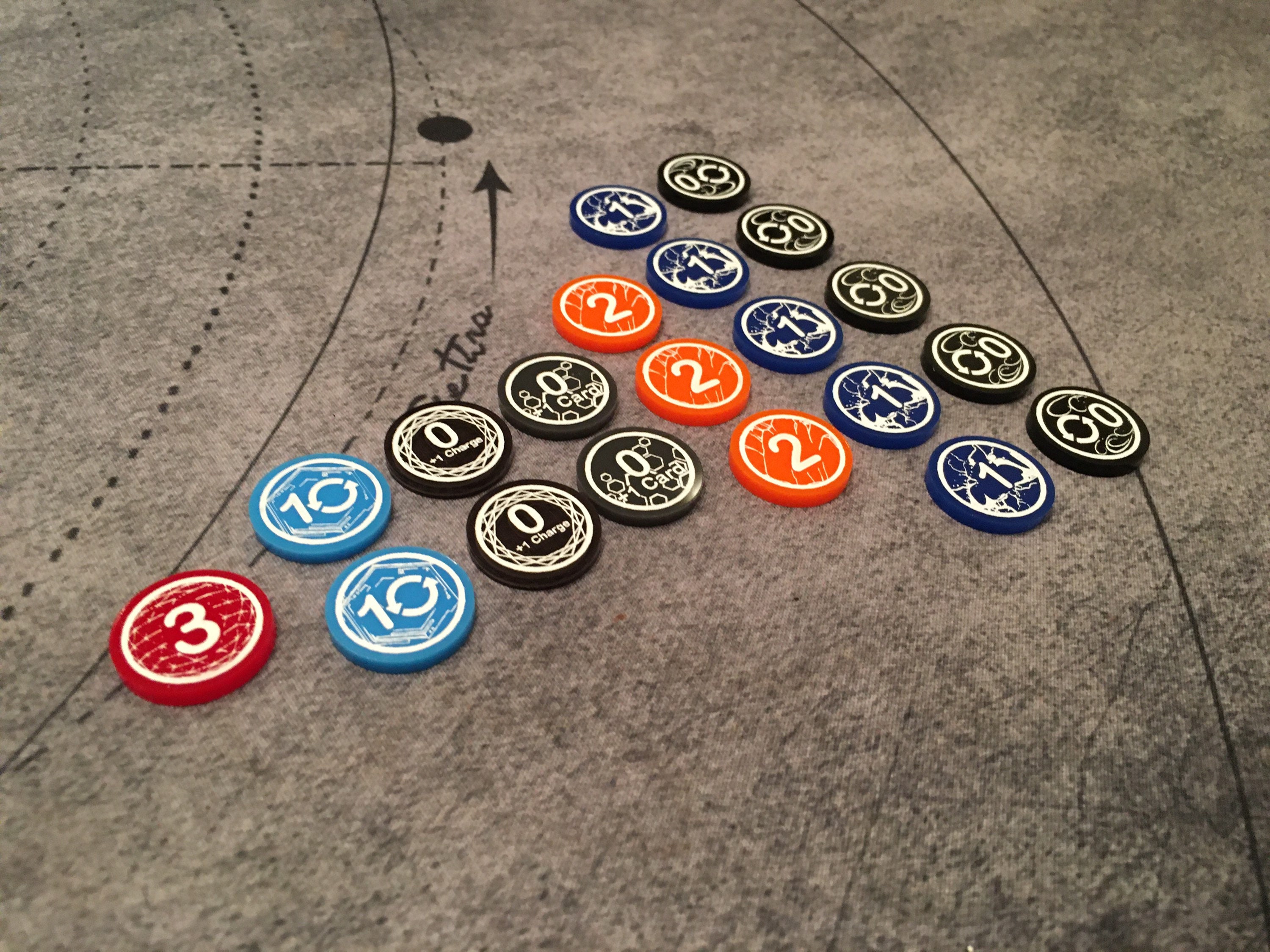 Unofficial ISS Vanguard Lead Tokens, Double Sided, Fan Made