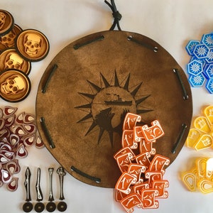 Unofficial Sleeping Gods: Health, Fatigue, Weapons, Command, XP,  Death Tokens, Captain Action, and Experience Point Satchel