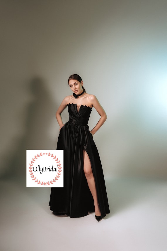 ワンピース andmary Olga offshoulder dress / black Olga offshoulder dress