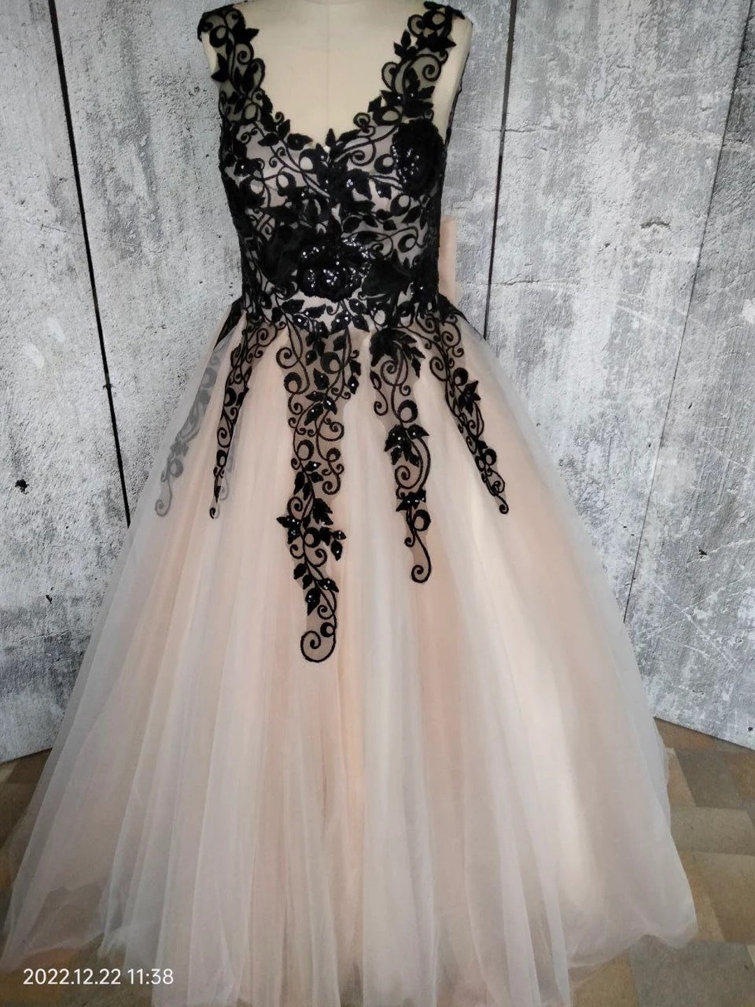 a line midi cocktail dress Slightly Stretchy Halter Neck A-Line Evening for Elegant Size:10ML EDP (UNBOXED) black velvet and pink white dress