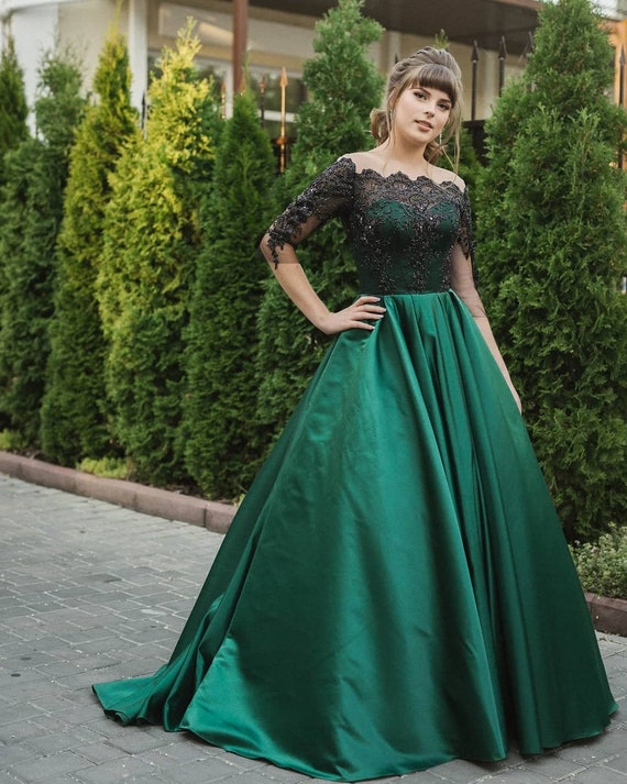 green emerald velvet dress Sage Mermaid Sweetheart Formal Dresses