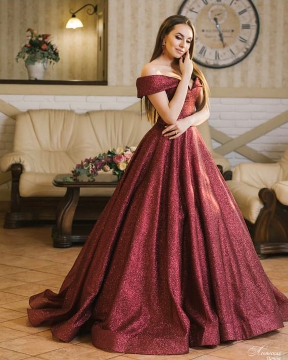 sachin and babi light blue dress Glitter Evening Dress, Elegant Prom Dress, Evening Long Dress, Ball Gown  Romantic Evening Dress