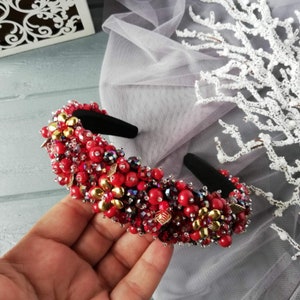 Bruidshoofdband, Bruiloft Hoofdband, Parel Hoofdband, Prinses Tiara