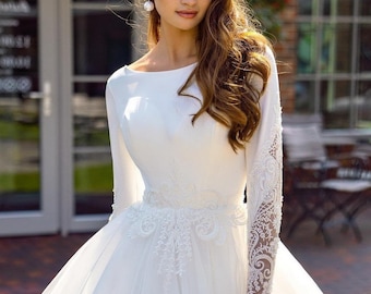 conservative evening gowns