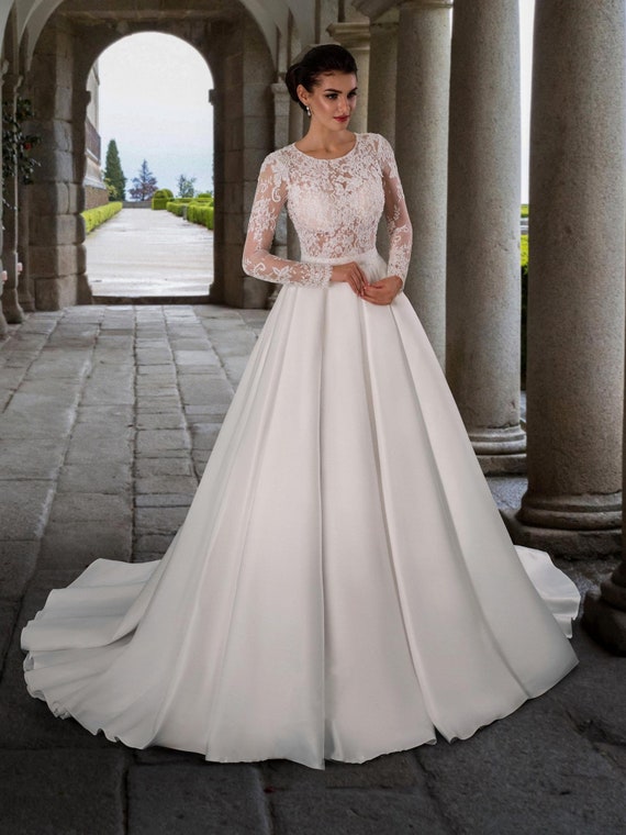 modest wedding dress