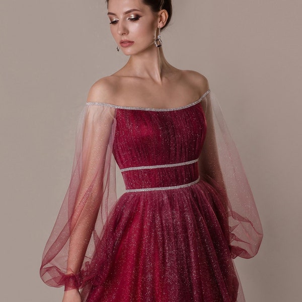 Tulle Cocktail Dress Etsy