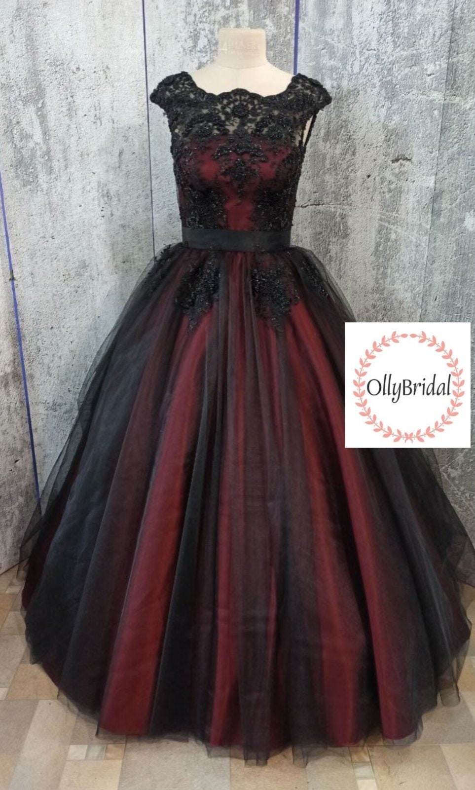 Black Wine Dress Etsy UK