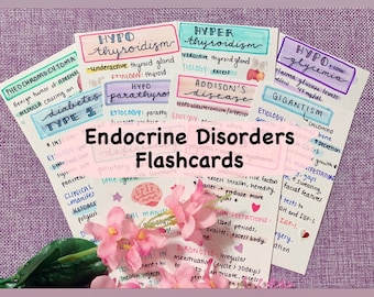 Pathophysiology Endocrine Disorders Digital Flashcards