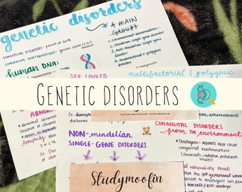 Pathophysiology Genetic Disorders Bundle with Knowledge Check