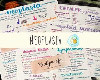 Pathophysiology Neoplasia Notes Bundle with Knowledge Check