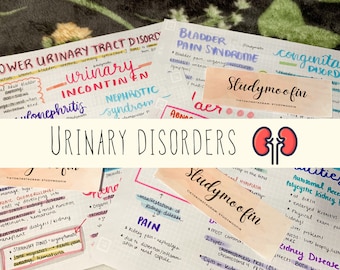 Pathophysiology Urinary Disorders Notes Bundle with Knowledge Check