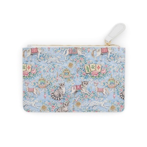 Vivara Inspiriert Mahjong Make-up Tasche Floral Mahjong Beutel Pastell Kosmetiktasche Coquette Style Reißverschlusstasche Mahjong Geschenk passendes Set erhältlich