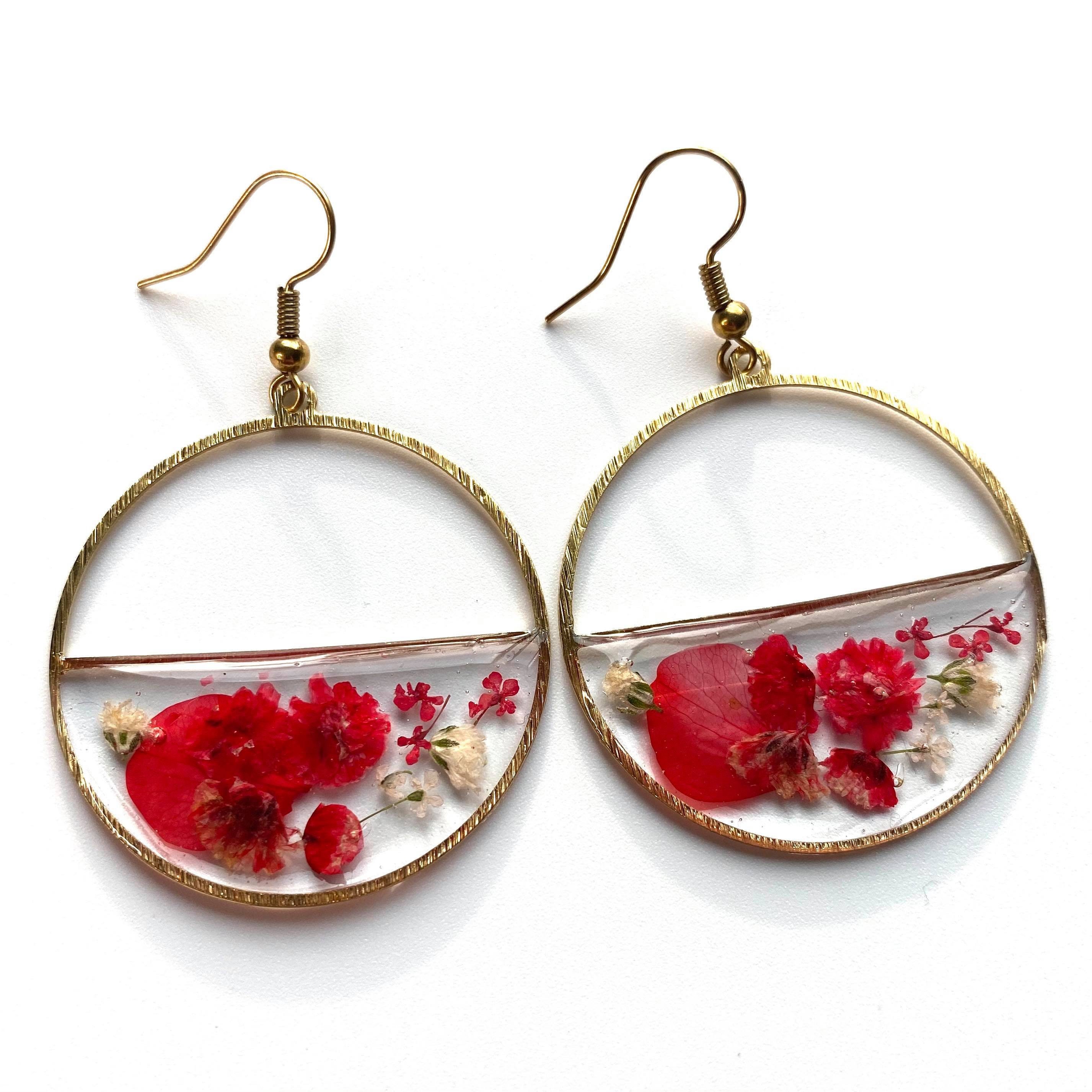 Pendientes colgantes de flores pendientes colgantes de flor Etsy Pendientes colgantes de flores pendientes colgantes de flor Etsy