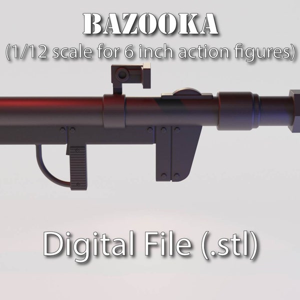 Bazooka fichier numérique .stl