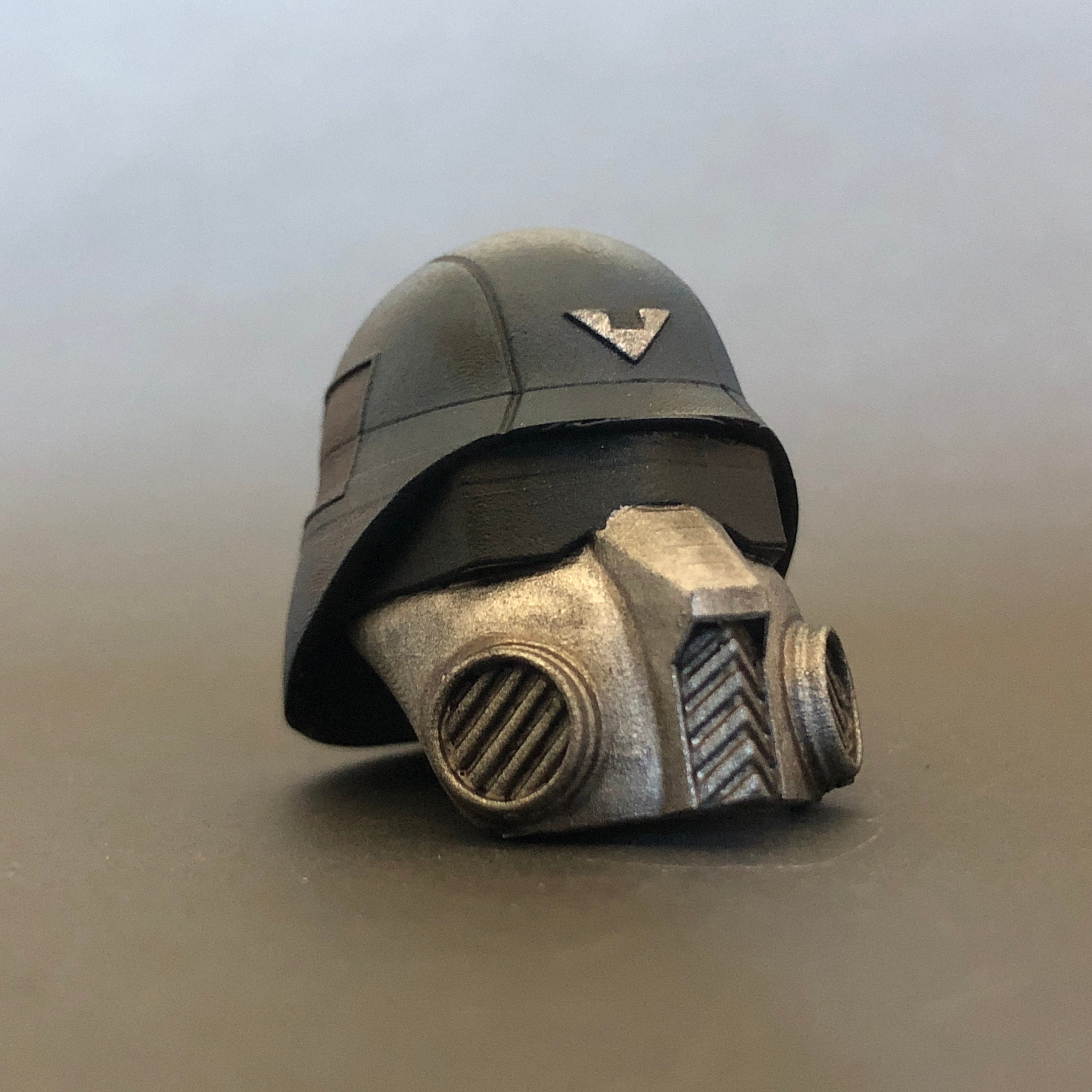HELM13 Custom Cast figure helmet for use w/3.75"1:18 GI Joe Acid Rain Military