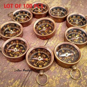 Details about   lot of 10 pcs brass mini working compass size 20 mm nautical gift 