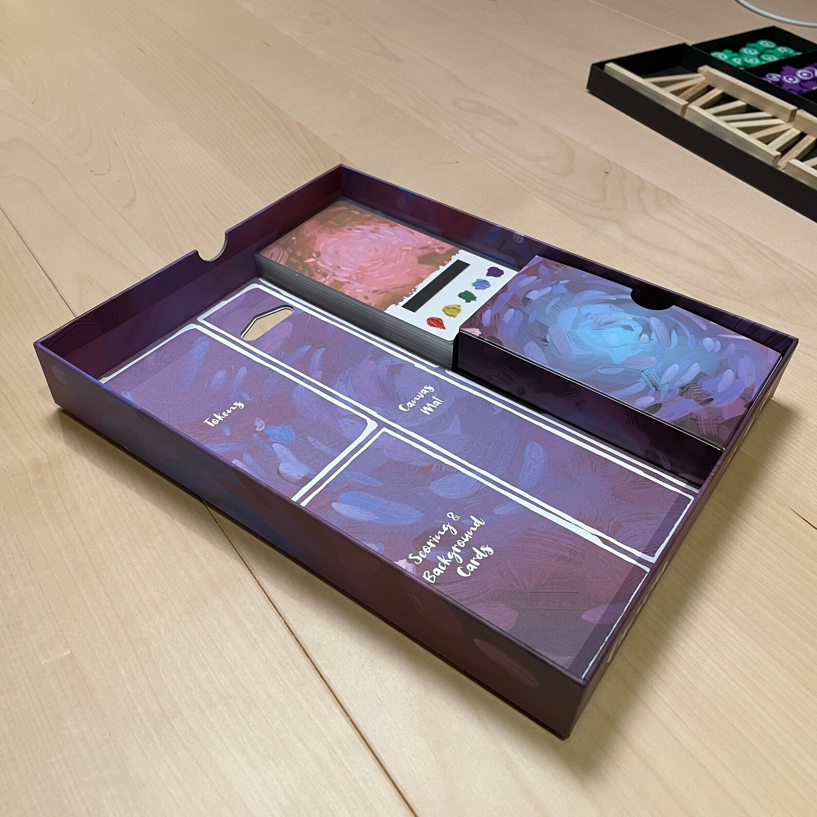 Canvas Board Game Deluxe Component Insert Template PDF Etsy