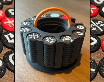 MTG Counter Organiser - 3D Printer Files (STL, 3MF) - Board Game Accessories