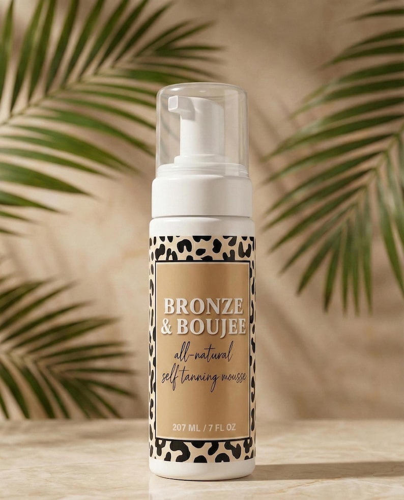 All-Natural Self Tanning Kit | Mousse, Powder, Mitt & Brush image 3