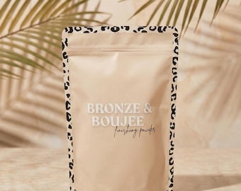 Bronze und Boujee Luxus Spray tan Trockenpuder zur Selbstbräunung