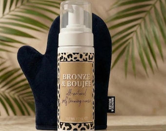 All Natural Self Tanning Mousse with Mitt | Streak-Free Bronzer