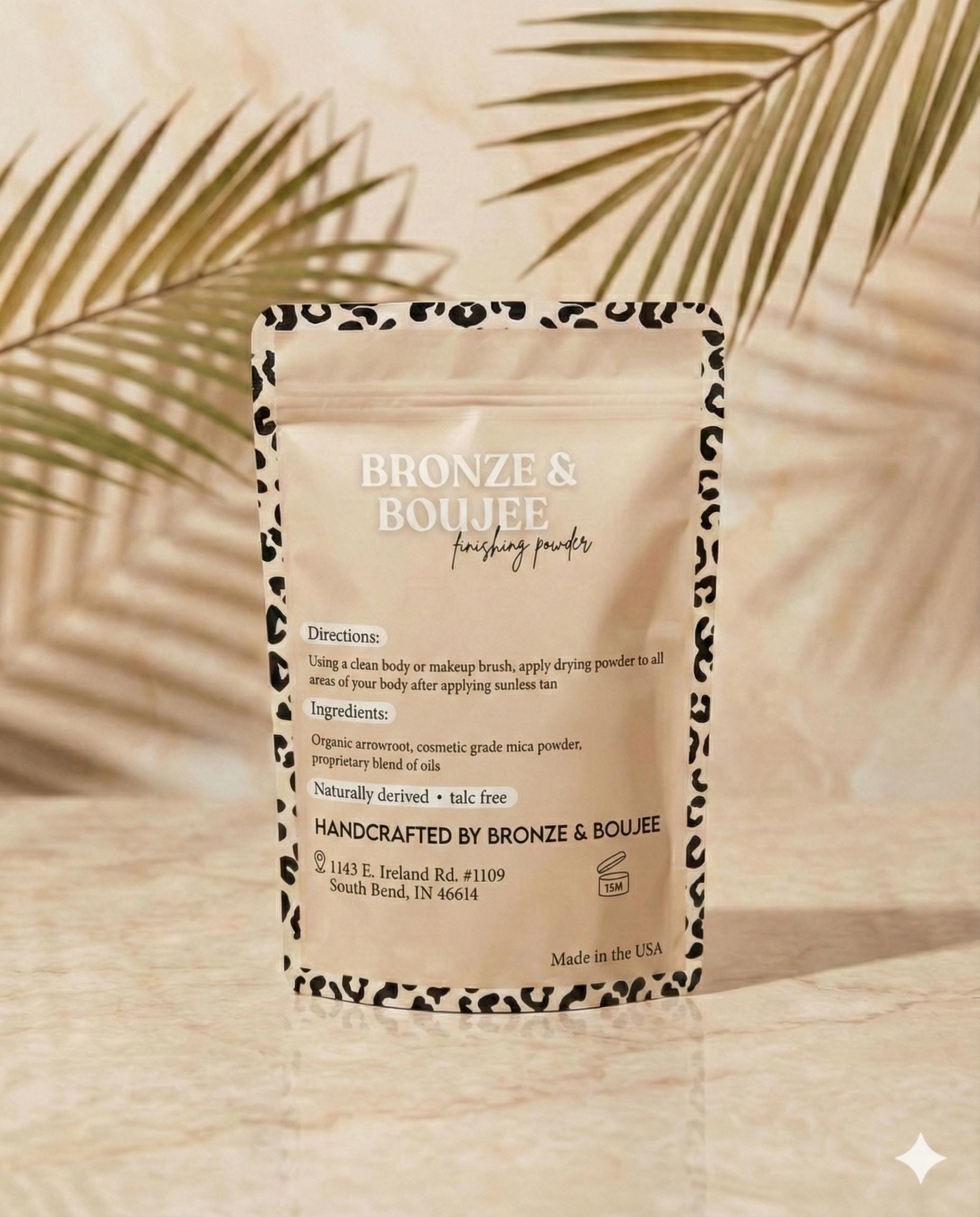 Spray Tan Powder Spray Tanning Finishing Powder BUNDLE With Drying Powder Brush - Etsy