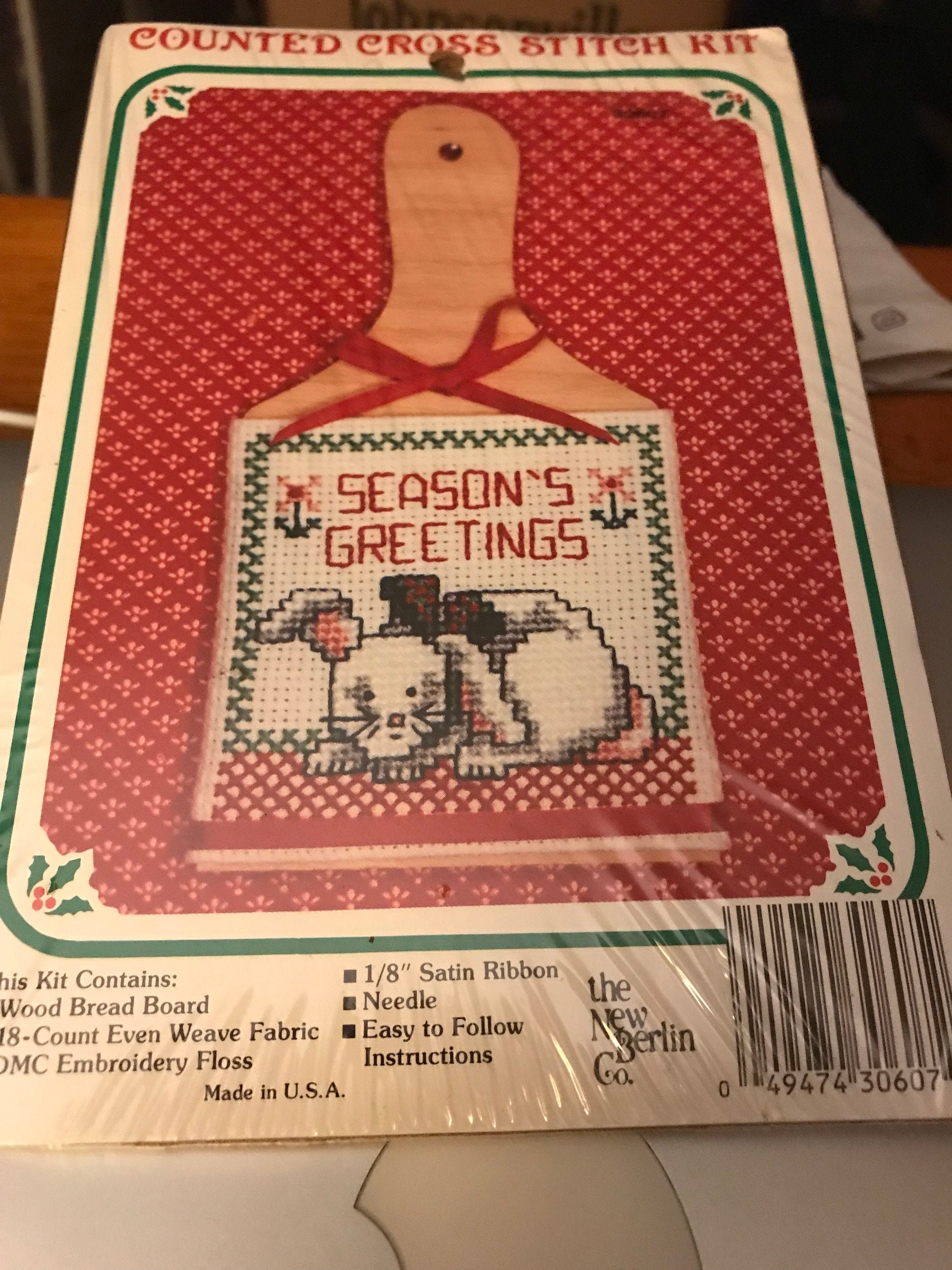 Counted Cross Stitch Christmas Kit | Etsy