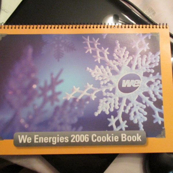We Energies Cookie Book Etsy