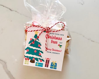 Make a Christmas Tree Kit, Christmas Gift, Party Favor, Holiday Class Gift, Winter Craft, School Activity