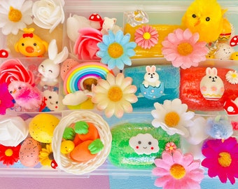 Easter Modeling Dough Kit, Easter Sensory Kit, Easter Basket Stuffer, Kids Easter Gift, Easter Basket Gift
