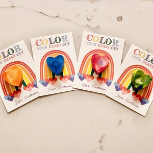 Color Your Heart Out Printable Valentines Day Cards for Kids - Etsy