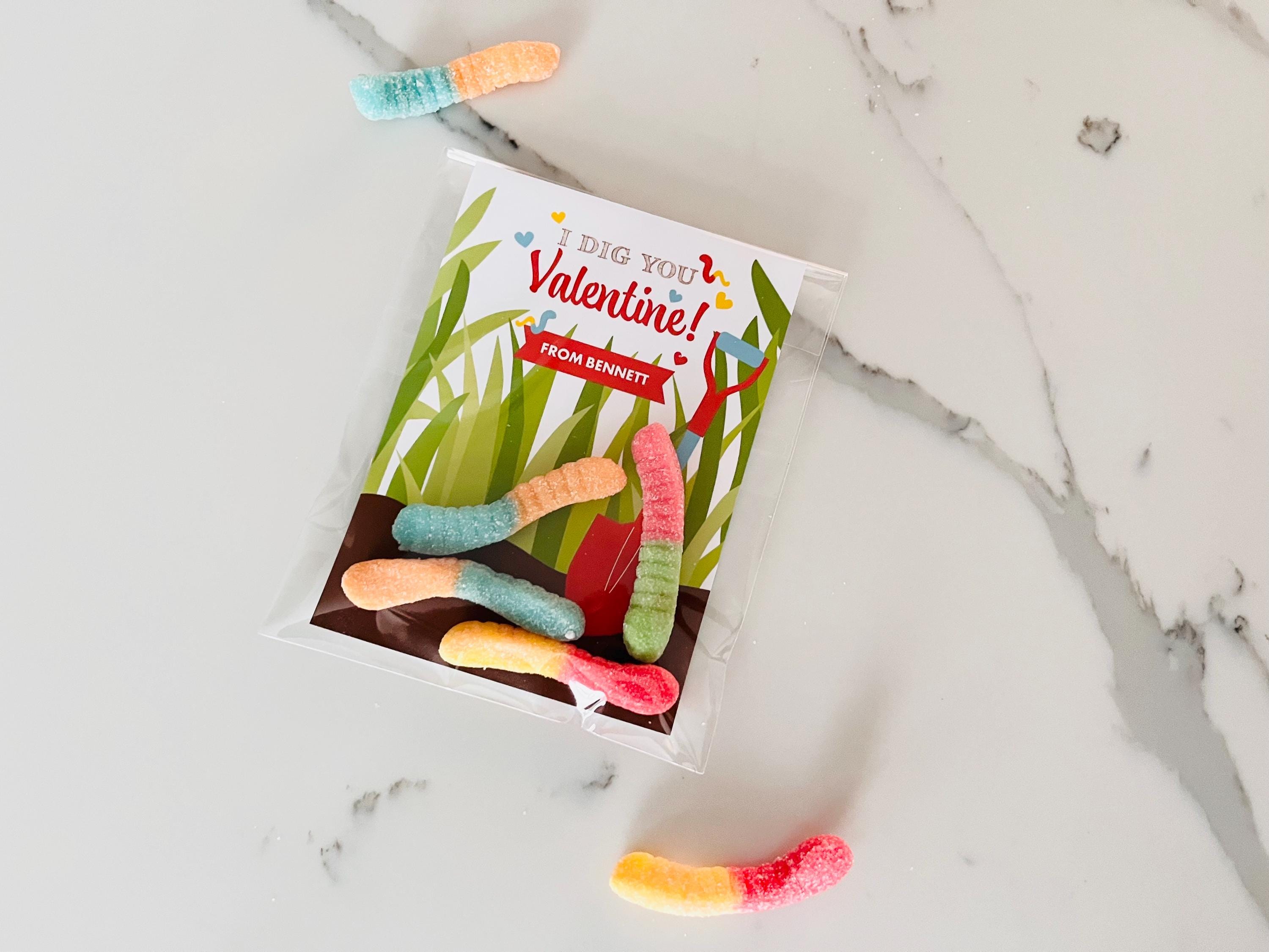 Personalized I Dig You Valentine Cards for Kids, Classmate Valentines ...