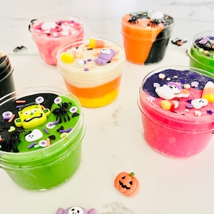 Halloween Modeling Clay Kit, Halloween Sensory Jars, Halloween Party Favors, Halloween Sensory Bins, Fall Sensory Kit