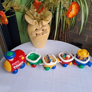 Vintage 1992s. TOMY Train Set. Toddler Tomy Toy Train.