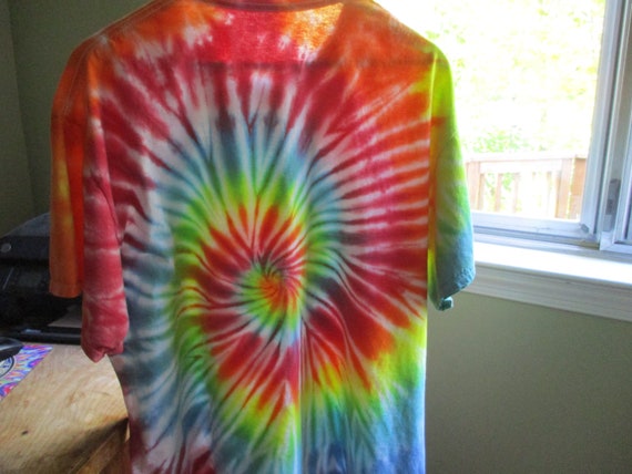 Tie Dye T-Shirt, Vintage, Colorful - image 4