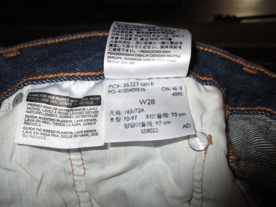 Levis 501 Premium Big E Jeans - image 8