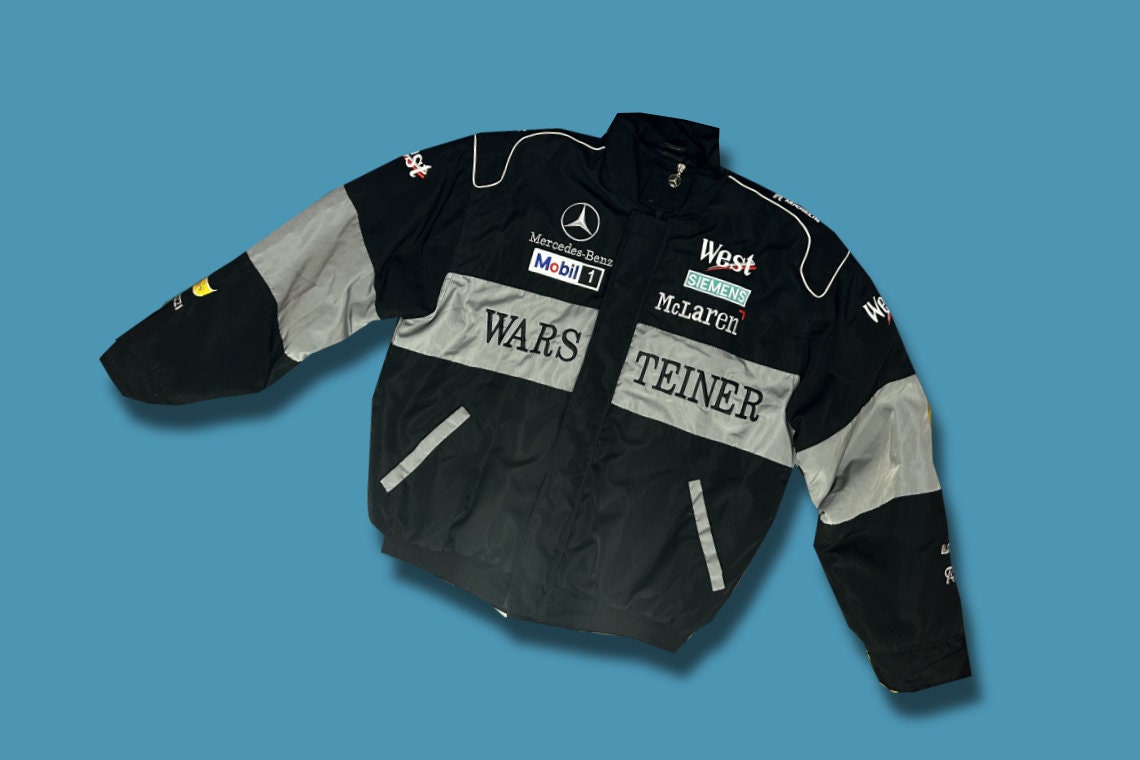 Vintage Mclaren Mercedes-benz F1 Jacket Warsteiner West XXL Size