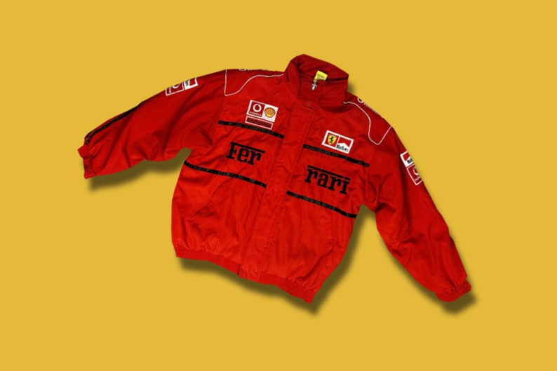 Vintage 1996 Ferrari Michael Schumacher F1 Jacket XXL Size - Etsy