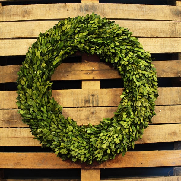 Preserved Natural Large 60cm Topiary (box ) Wreath