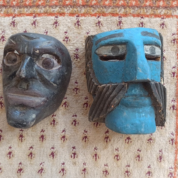 Two masks from the Veracruz huasteca