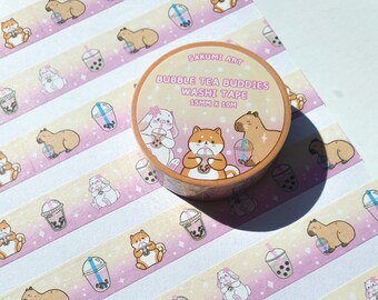 Bubble Tea Buddies Washi Tape